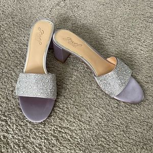 Jewel Badgley Mischka Della Evening Slide Sandal